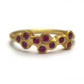 Bubbly Rubies Ring